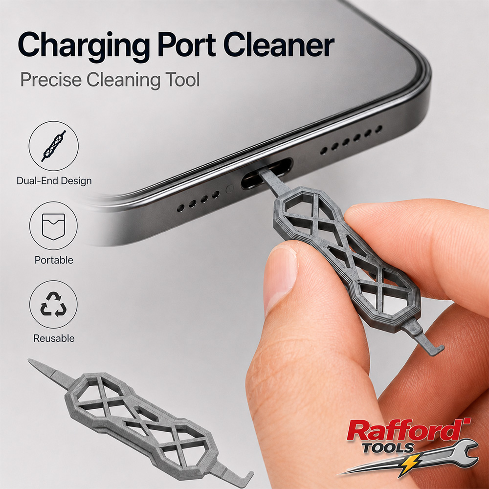 Usb C Hub - 2pcs Rafford Portable Charging Port Cleaner,