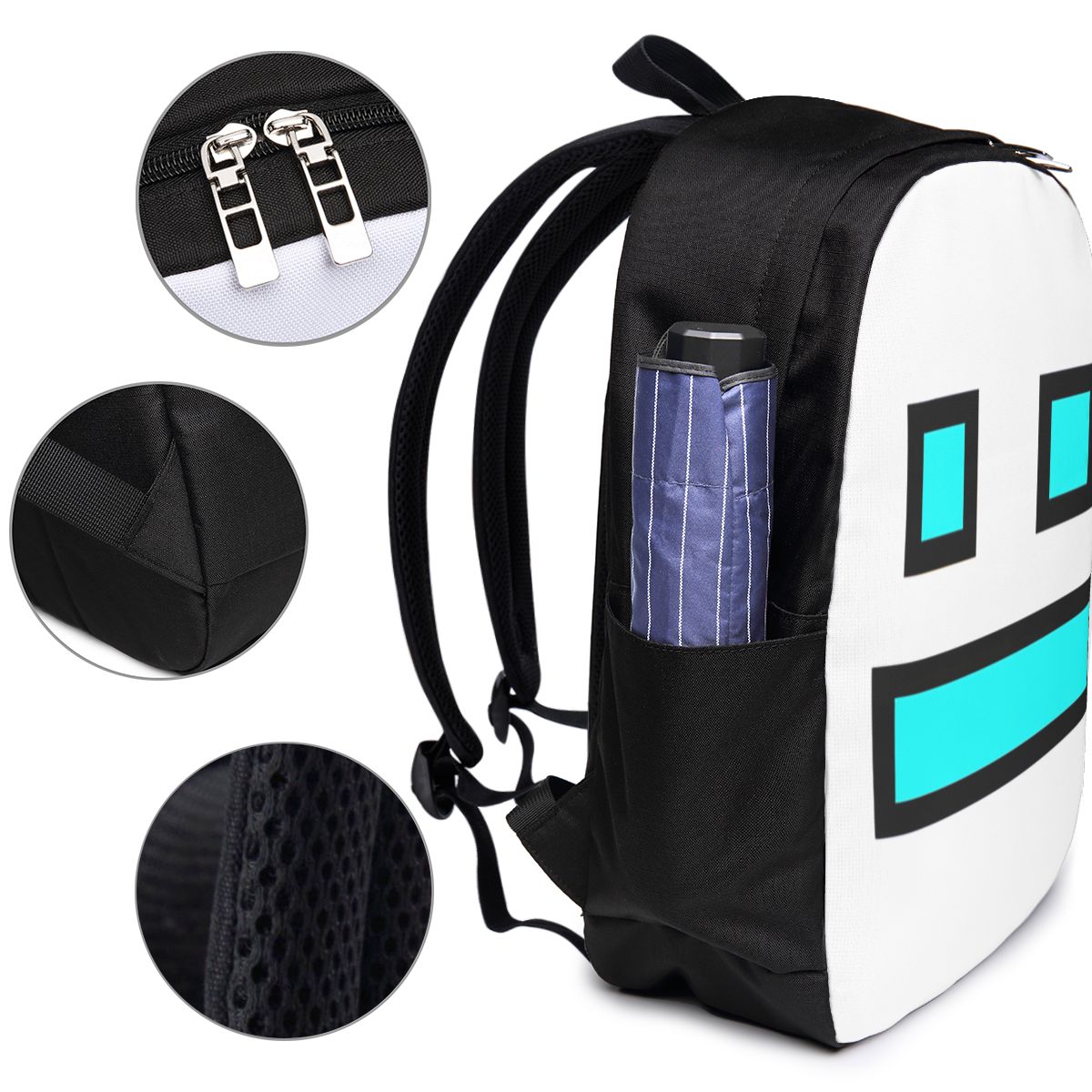 Video Game Geometry Dash Backp - Laptop Bag recension och pris