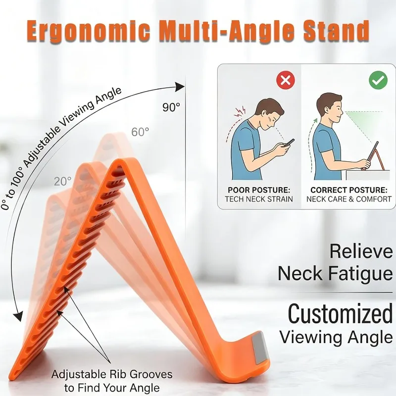 Flexible Cell Phone Holder Lap - Laptop Stand recension och pris