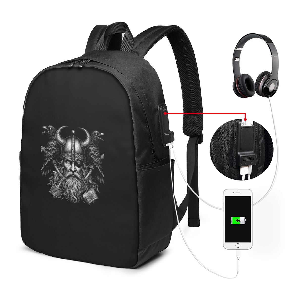 Odin Vikings Viking Legend Nor - Laptop Bag recension och pris