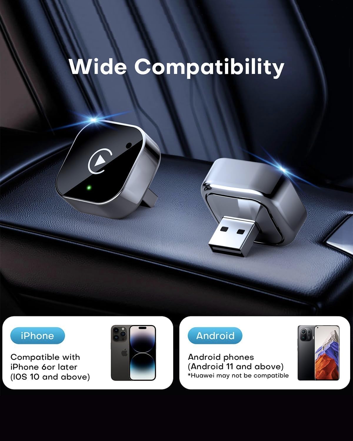 Wireless CarPlay & Android Aut - Usb Hub recension och pris