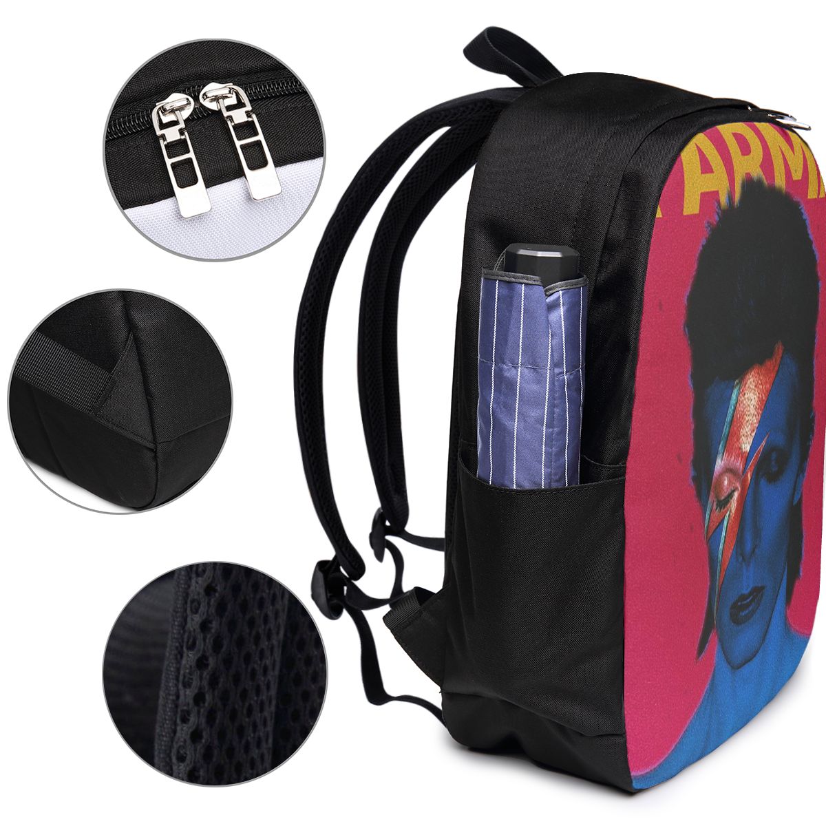 Davids Bowied Backpack Travel  - Laptop Bag recension och pris
